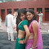 Fashion college Girls hot hip show in saree 