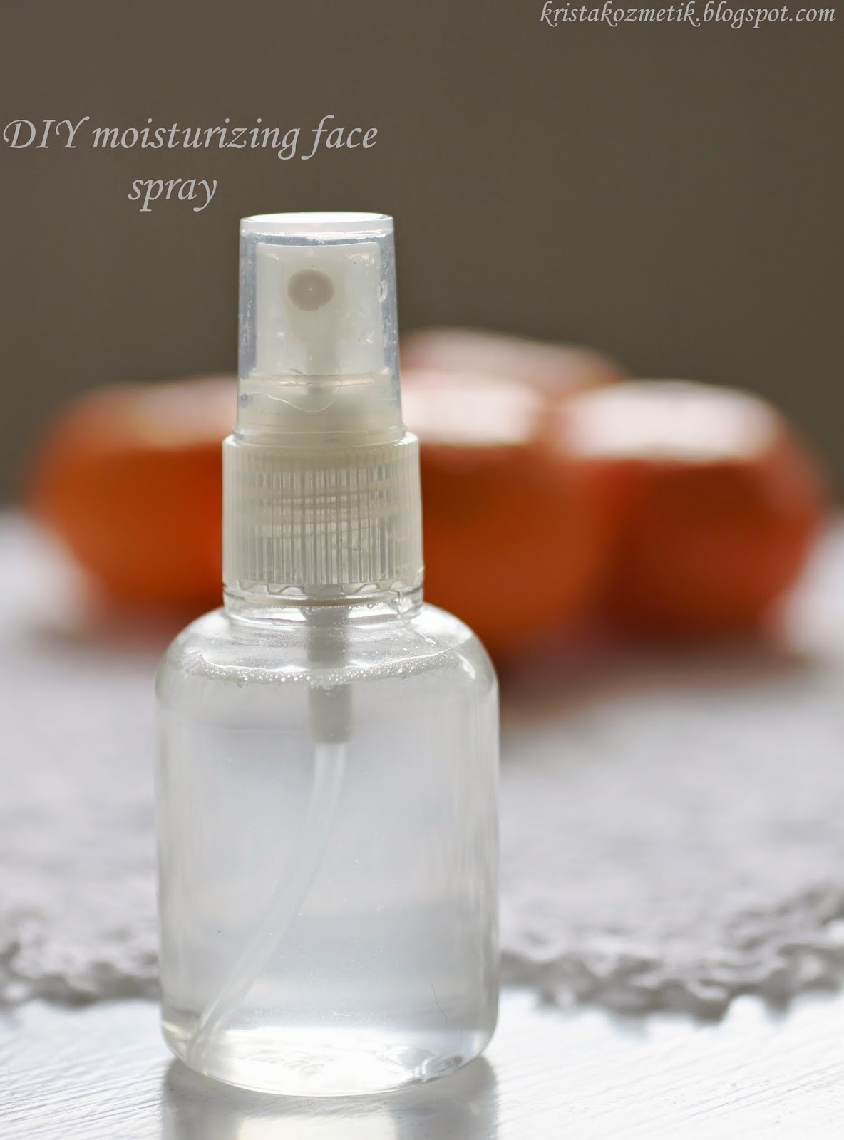 Krista Kozmetik DIY nemlendirici yüz spreyi / DIY moisturizing face spray