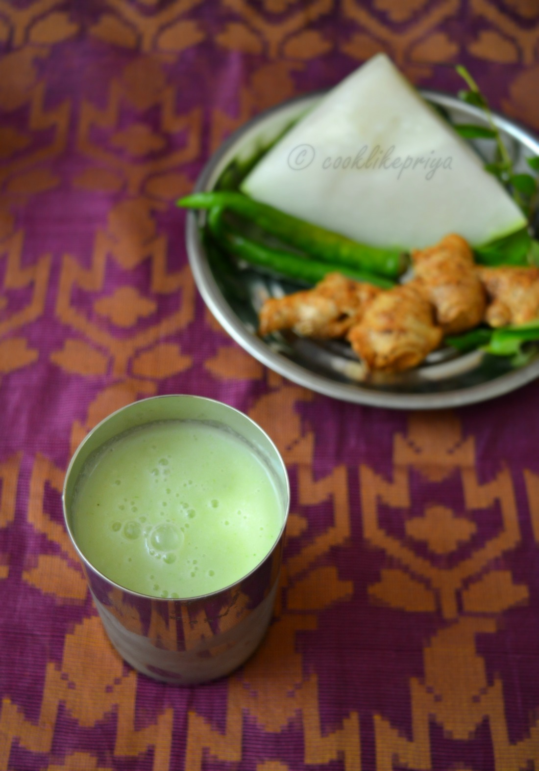 Cook like Priya Vellai Poosanikai Juice for weight loss White