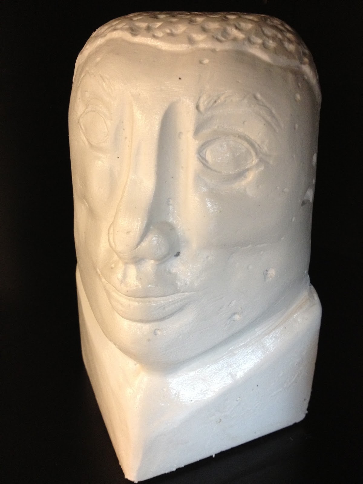 OCS High School Art Art 3 Plaster Sculptures