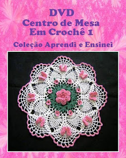 dvd croche mesa toalhas caminhos aprender croche loja curso de croche edinir-croche