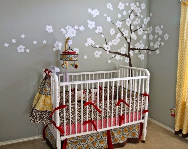 Wall Paint Ideas for Baby Nursery Room