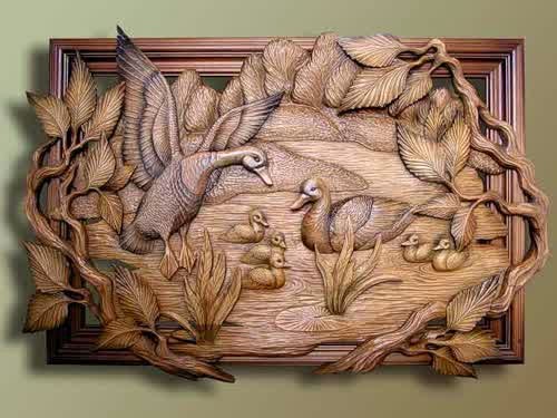 wood carving artwork made by Peter Nosikov