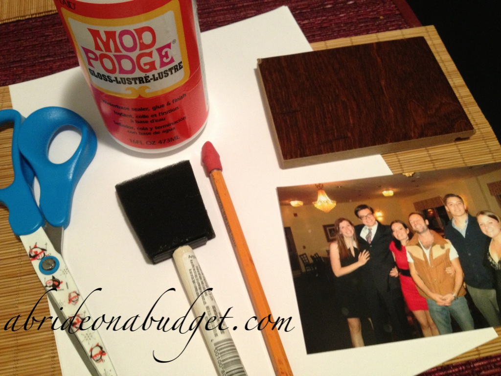 A Bride On A Budget DIY Homemade Canvas Prints
