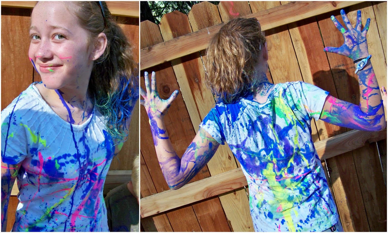 The Gardner's Dirt Splatter Paint Birthday Party