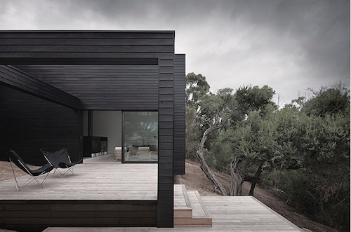 Casa elegante con fachada negra | Todo Sobre Fachadas