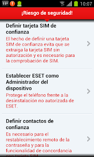 Riesgo de Seguridad ESET MS Riesgo de Seguridad ESET MS