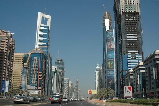 Sheikh Zayed Road in Dubai