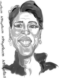 Robin Roberts is a cartoon drawn by Artmagenta