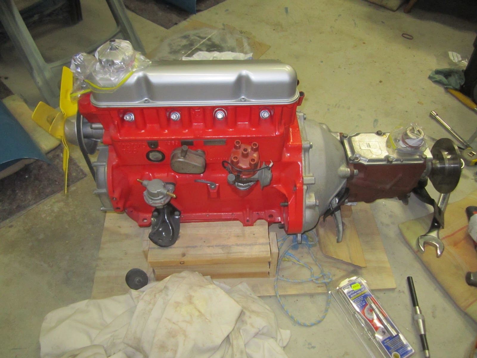 Restoration Volvo 122S 1969 Starting the B20B engine