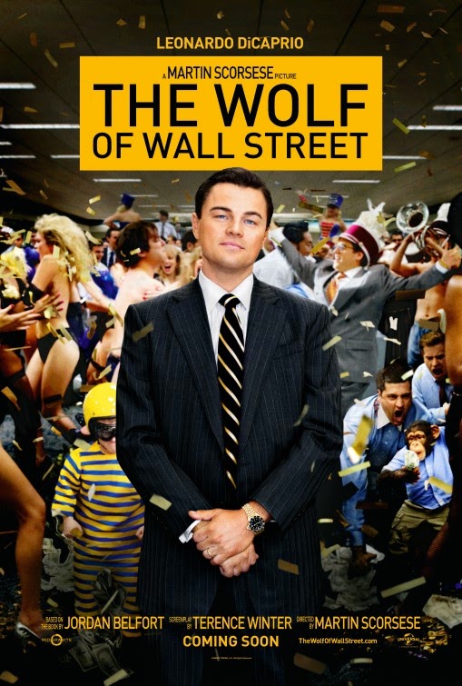 The Wolf of Wall Street - Movie Poster with Leonardo DiCaprio