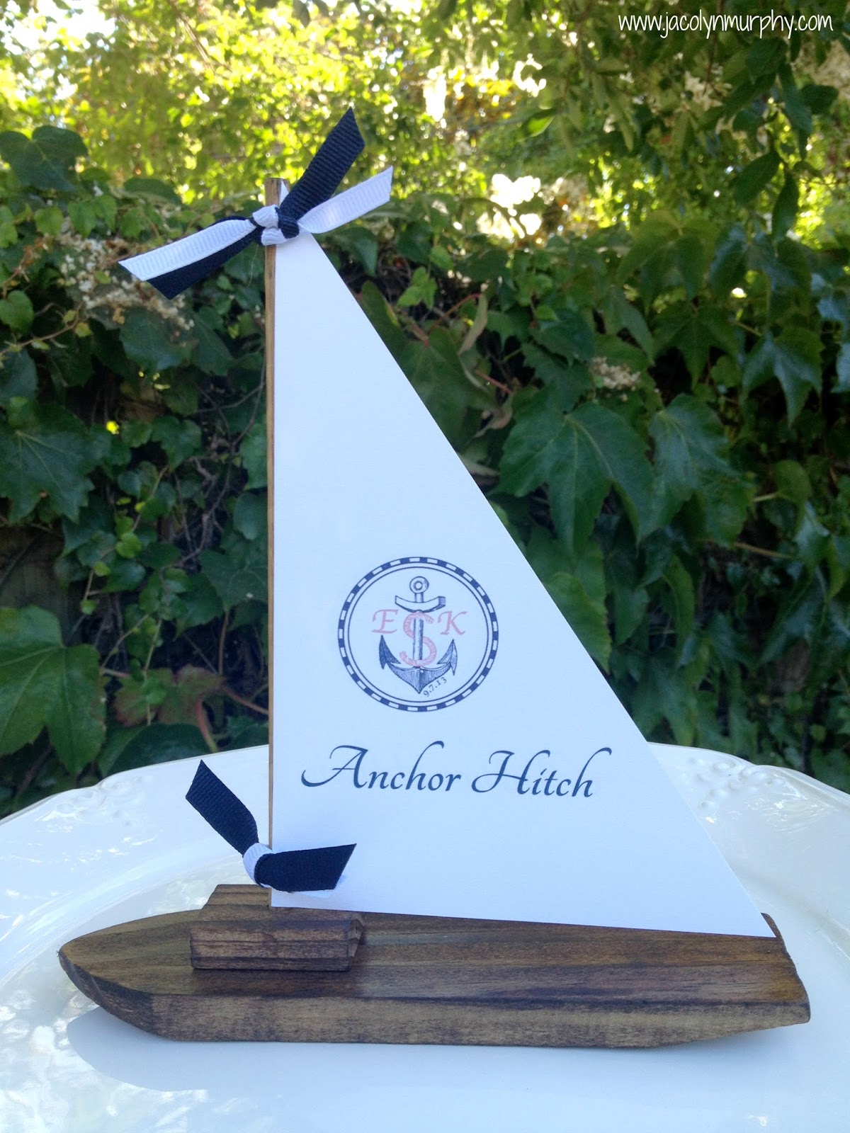 Jac o' lyn Murphy Nautical Wedding Centerpieces...to Hitch or Knot?