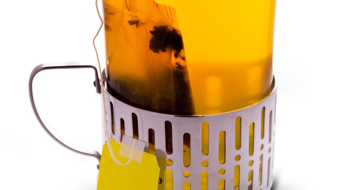 at the gate called beautiful tea bags and hot water