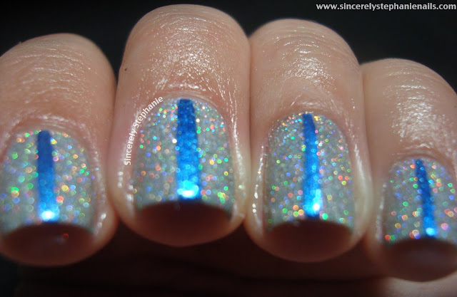 china glaze glistening snow blue bells ring