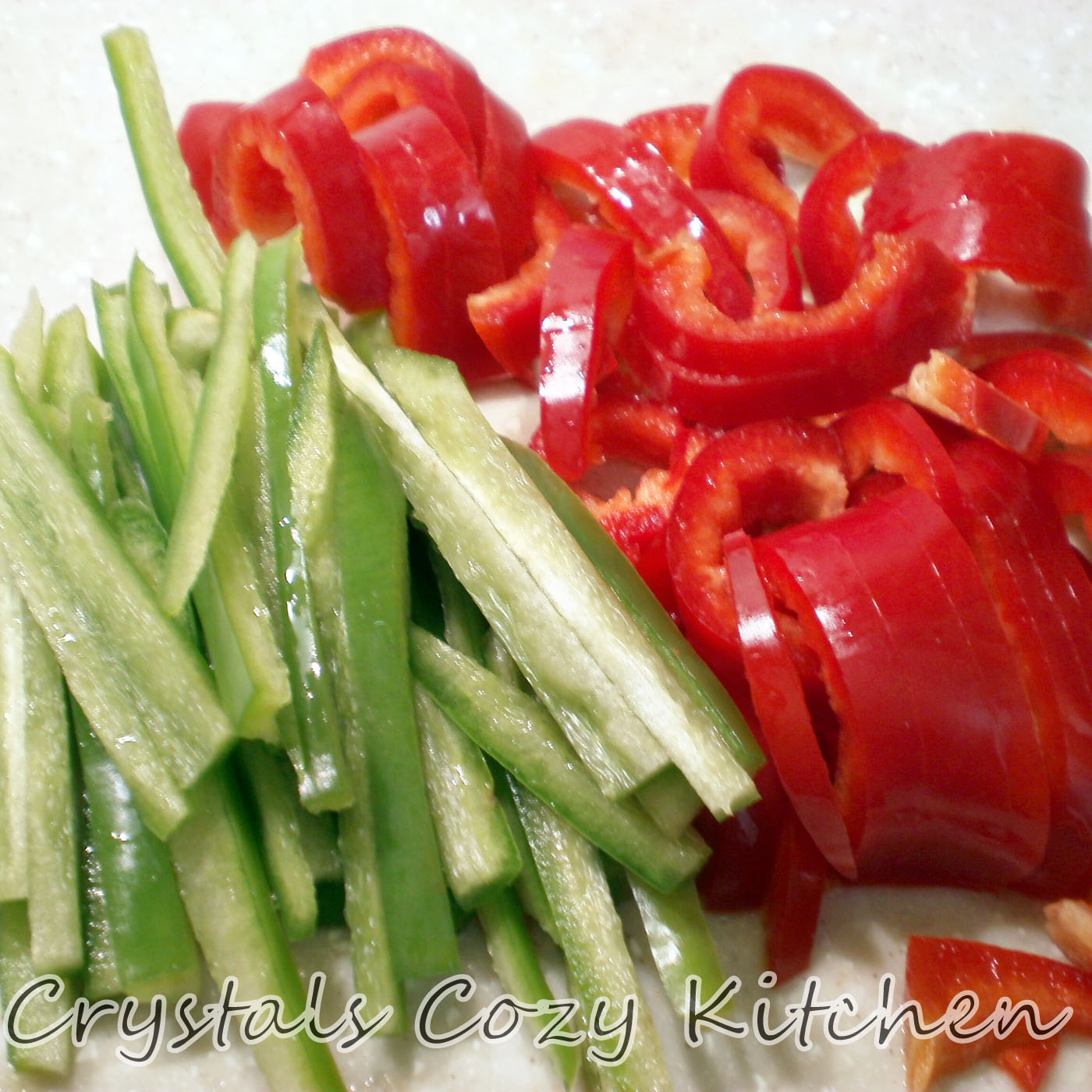 Crystal's Cozy Kitchen Beef Fajitas