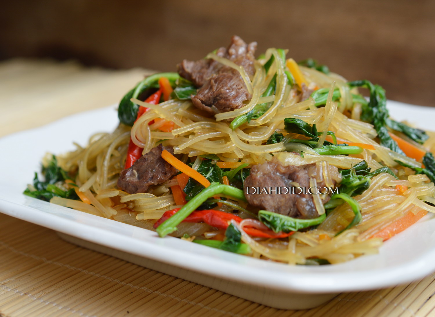 Diah Didis Kitchen Tumis Soun Ala Jap Chae Korean Stir