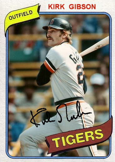Cards That Never Were: 1980 Topps Kirk Gibson