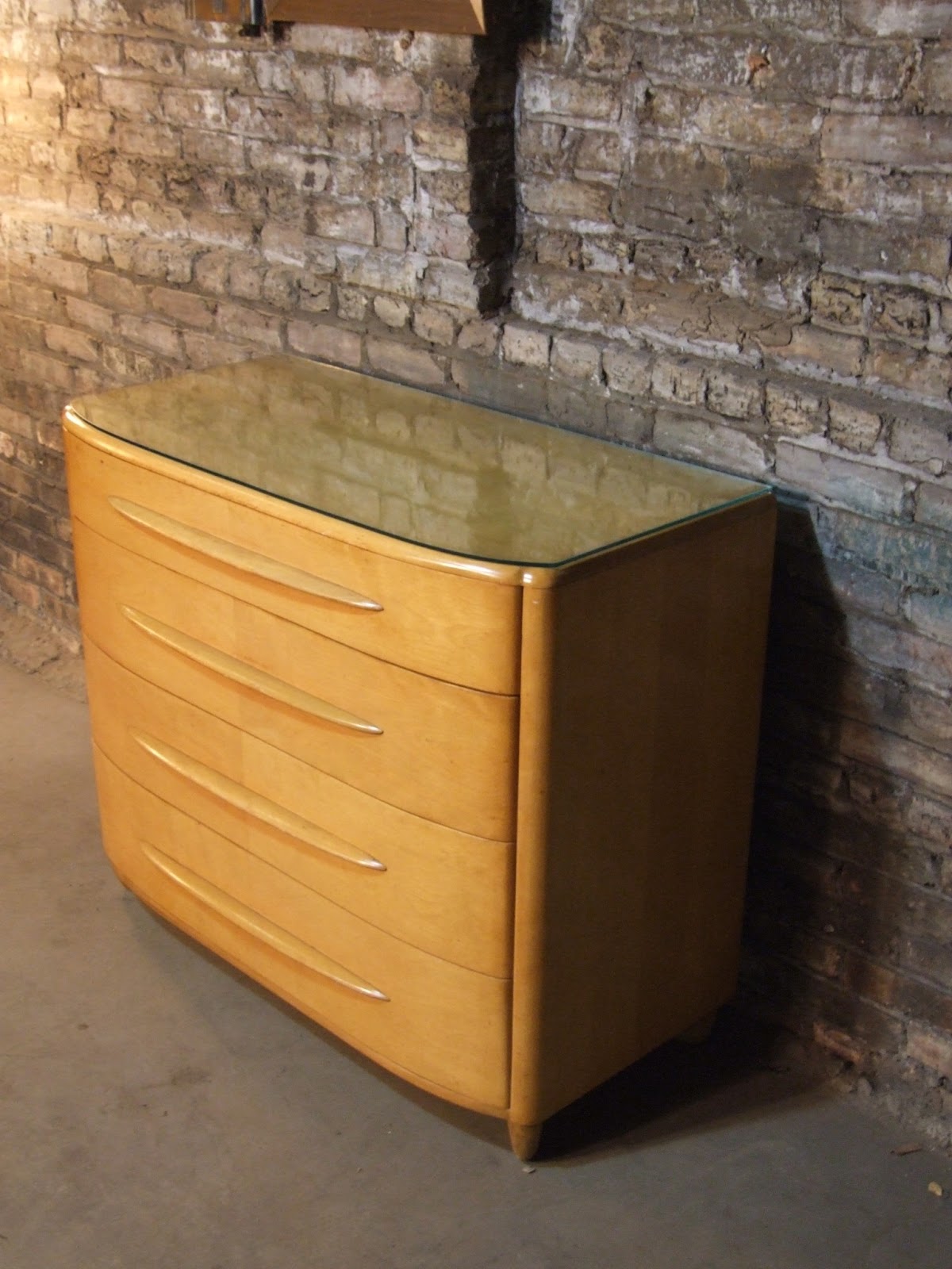 Mid Century Chicago Heywood Wakefield "Plaza" Wheat Dresser