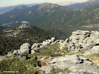 El Majalasna 1º de Siete Picos, desde su Hermano el 2º de Siete Picos