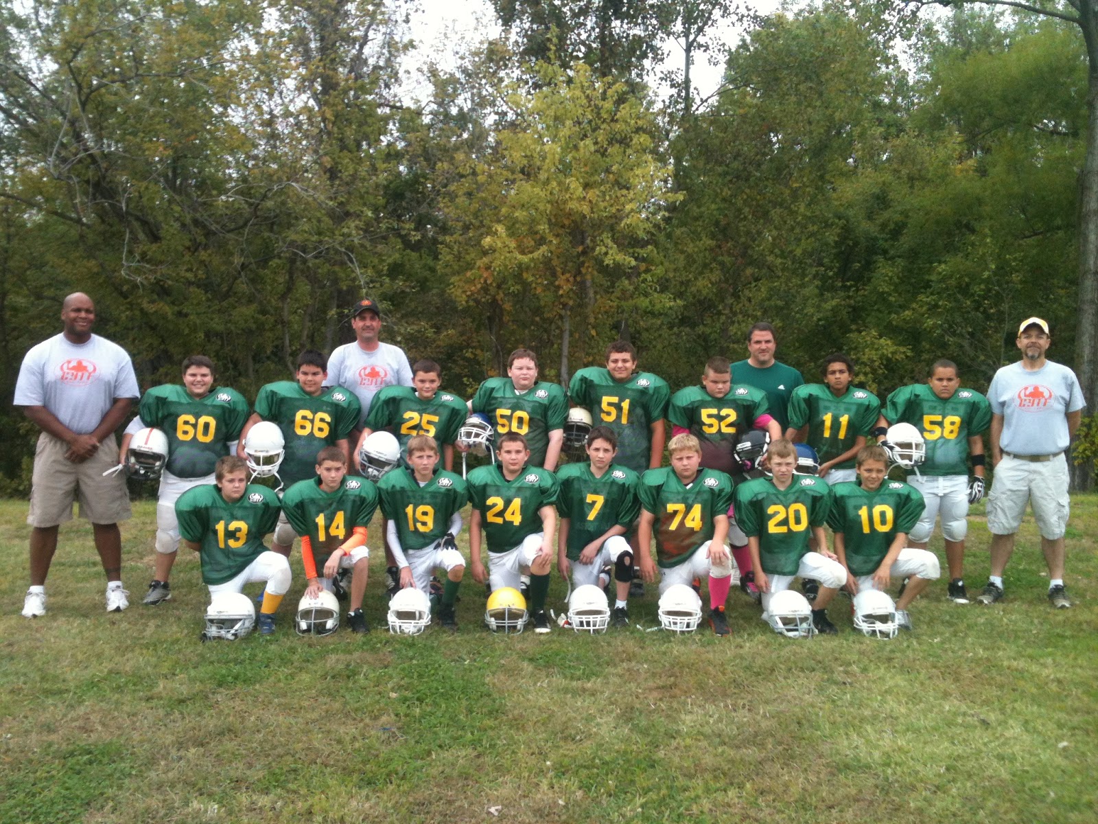 CAPE YOUTH TACKLE FOOTBALL (CYTF) of Cape Girardeau, Missouri The Packers!