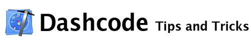 Dashcode - Learn more about Dashcode Development - Get Tips, Help, Sample Codes...
