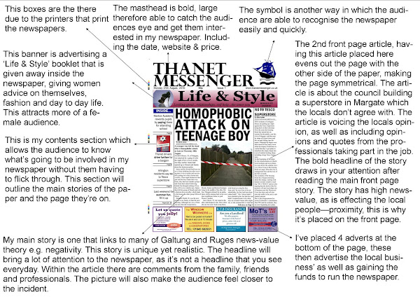 critical analysis of newspaper article