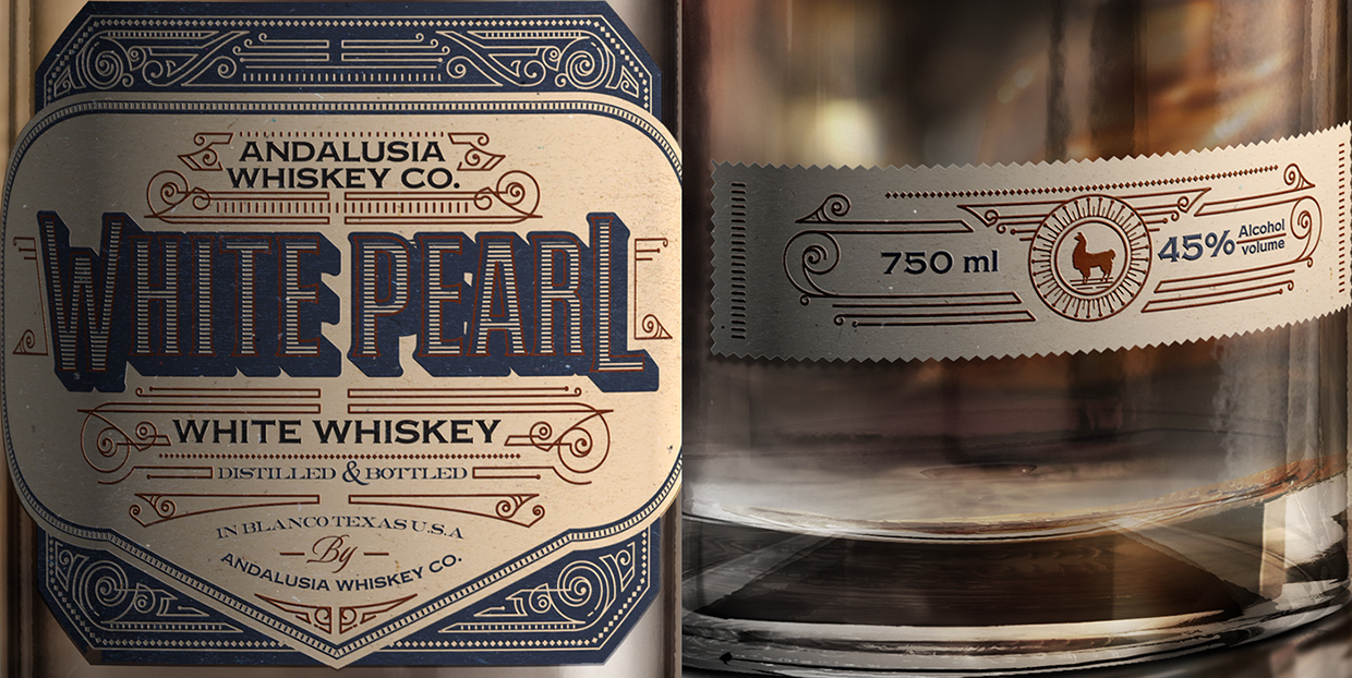 White Pearl by Andalusia Whiskey Co Packaging Of The World