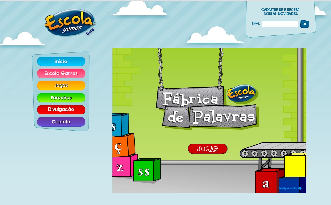 Fábrica de palavras: jogo educativo