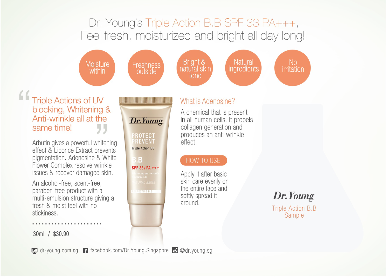 Advertorial: Dr. Young Triple Action BB Cream | Samantha Joy