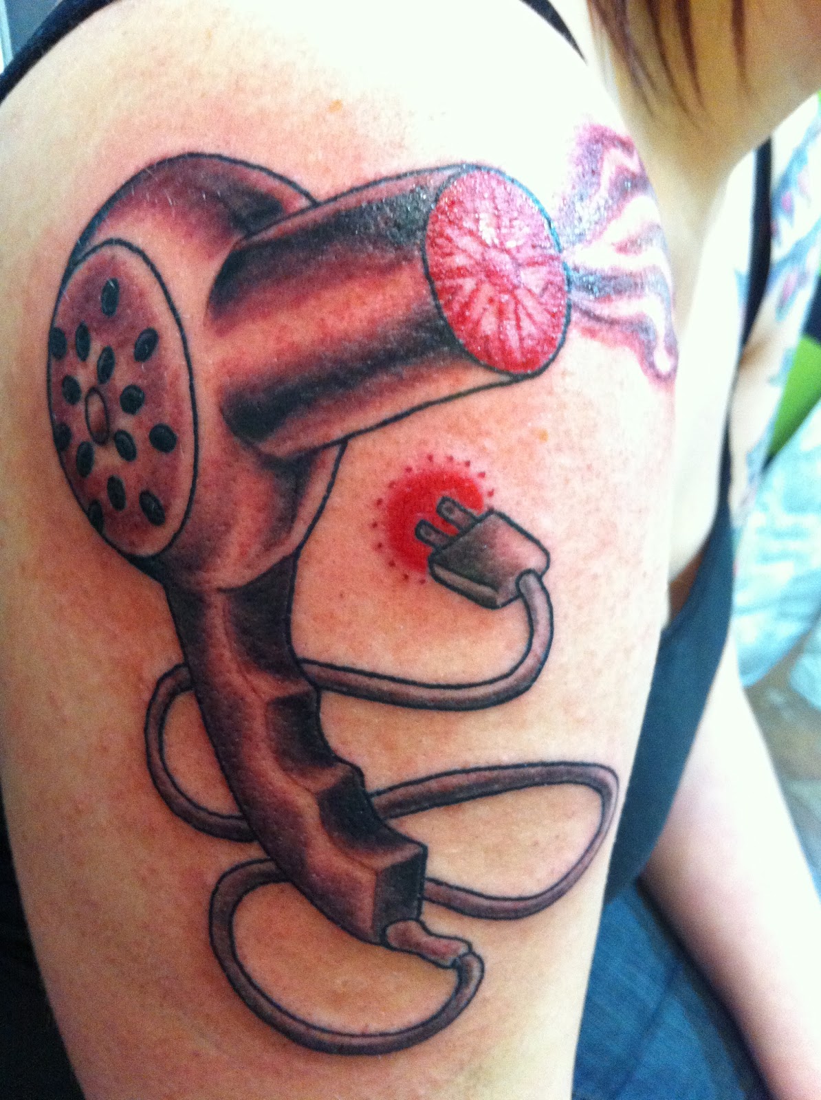 Miss Kitty Tattoos Art And Happenings Laura S Hairdryer