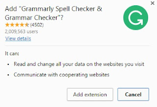 grammarly chrome