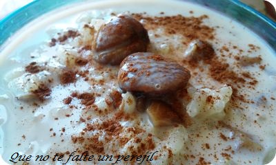 Arroz Con Leche Y Castañas
