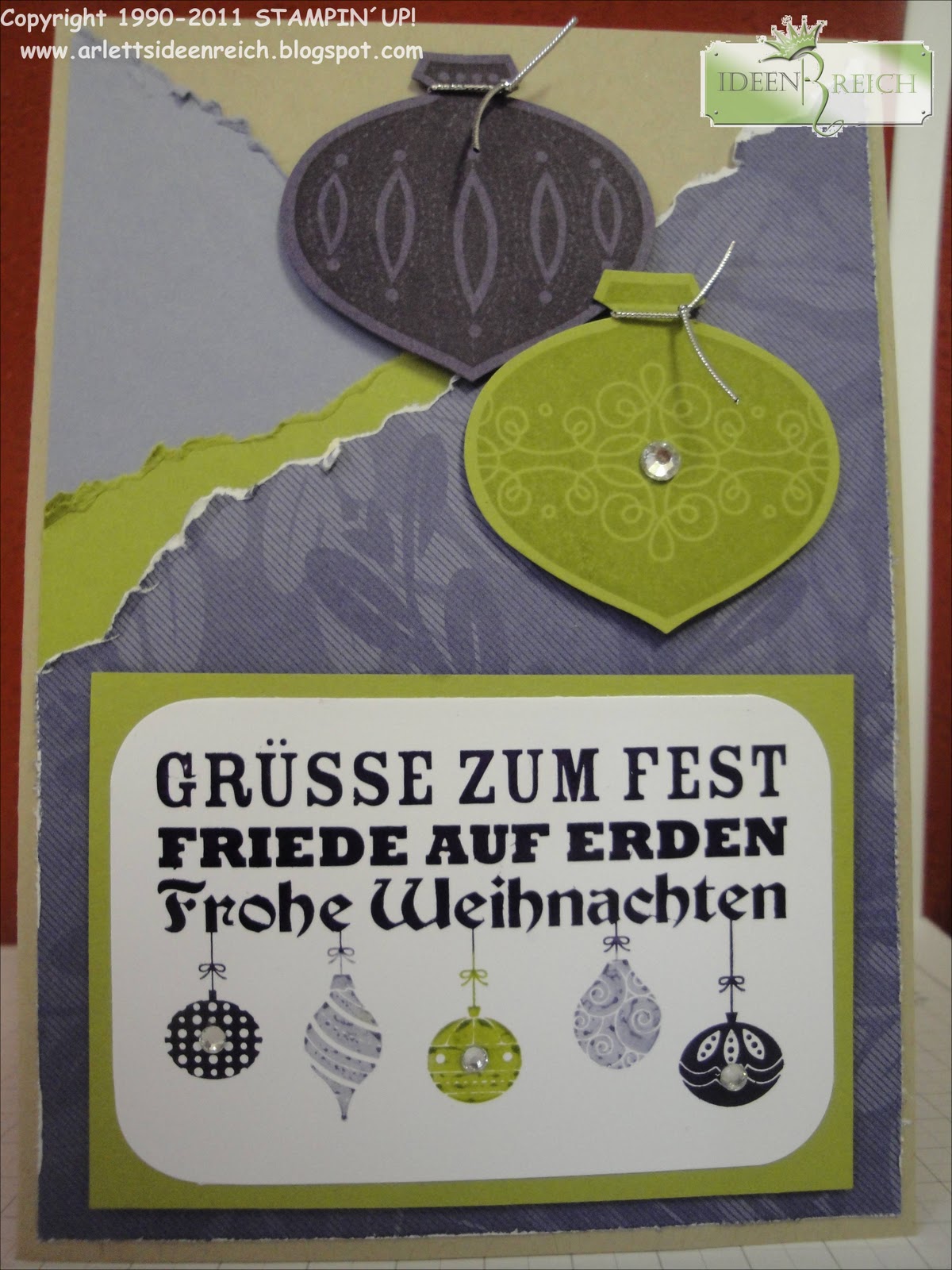 Arlett´s ideenreich: weihnachtskugeln