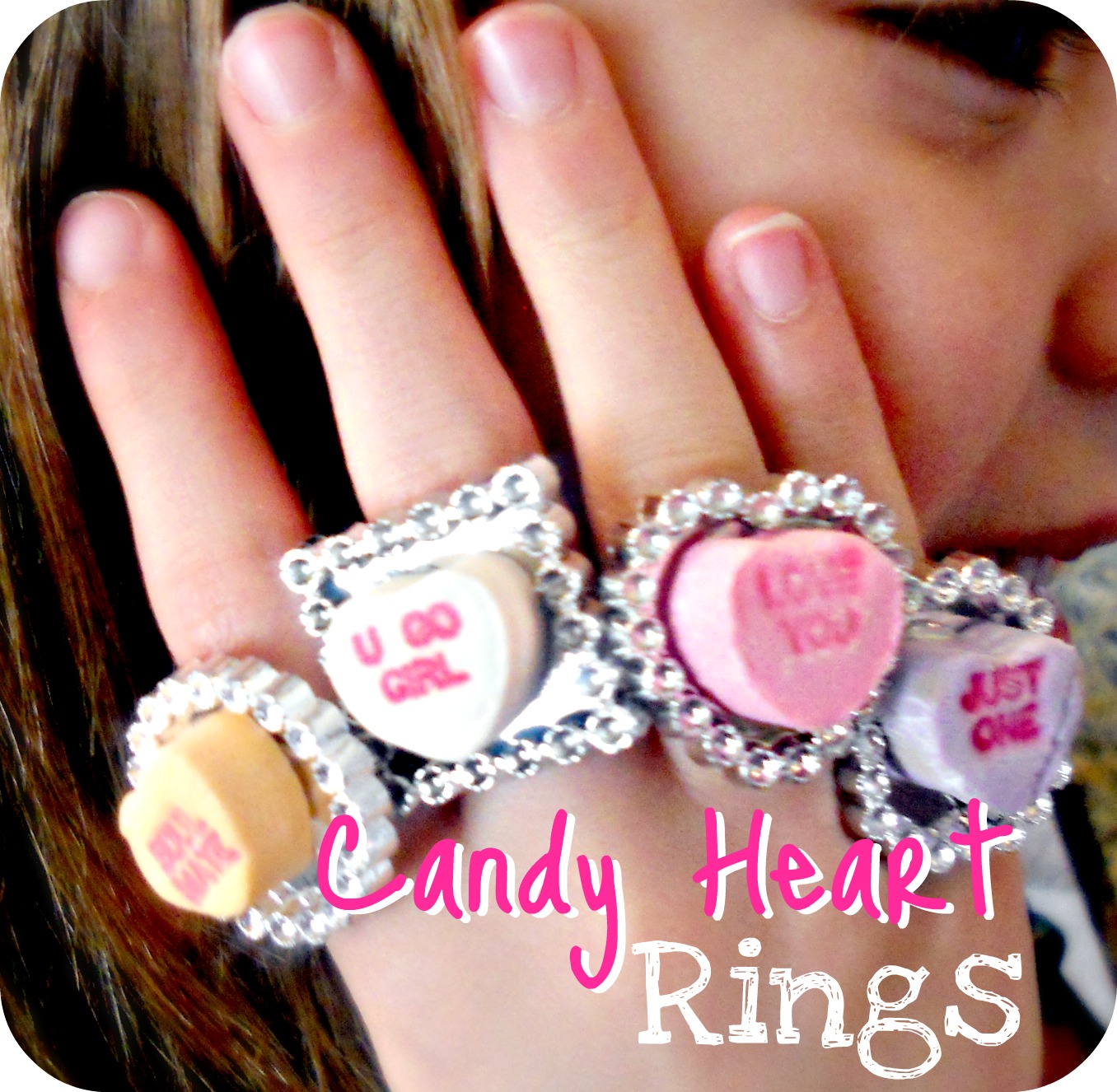 Blue Skies Ahead More Candy Heart Jewelry...Rings!!