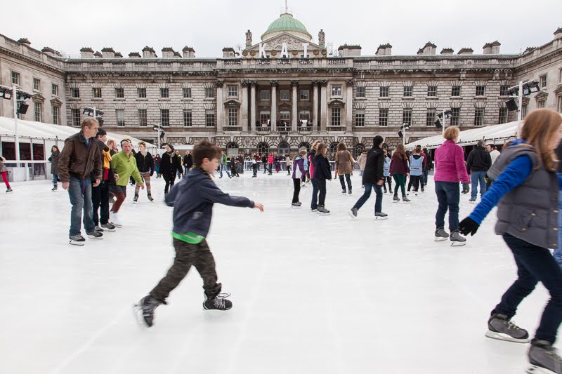 Fresh eyes on London IceSkating at Somerset House