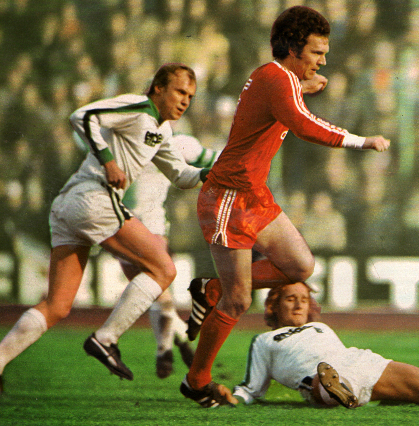 FRITZ THE FLOOD Bundesliga 1976 1977 Borussia Mönchengladbach Bayern