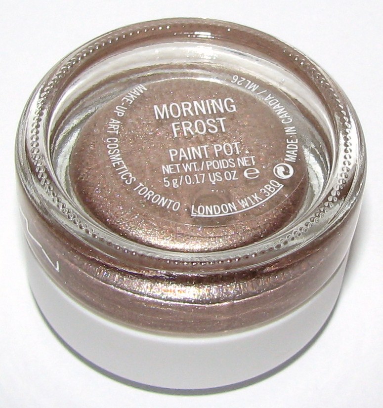 Blushing Noir MAC Morning Frost Paint Pot Swatches and Review