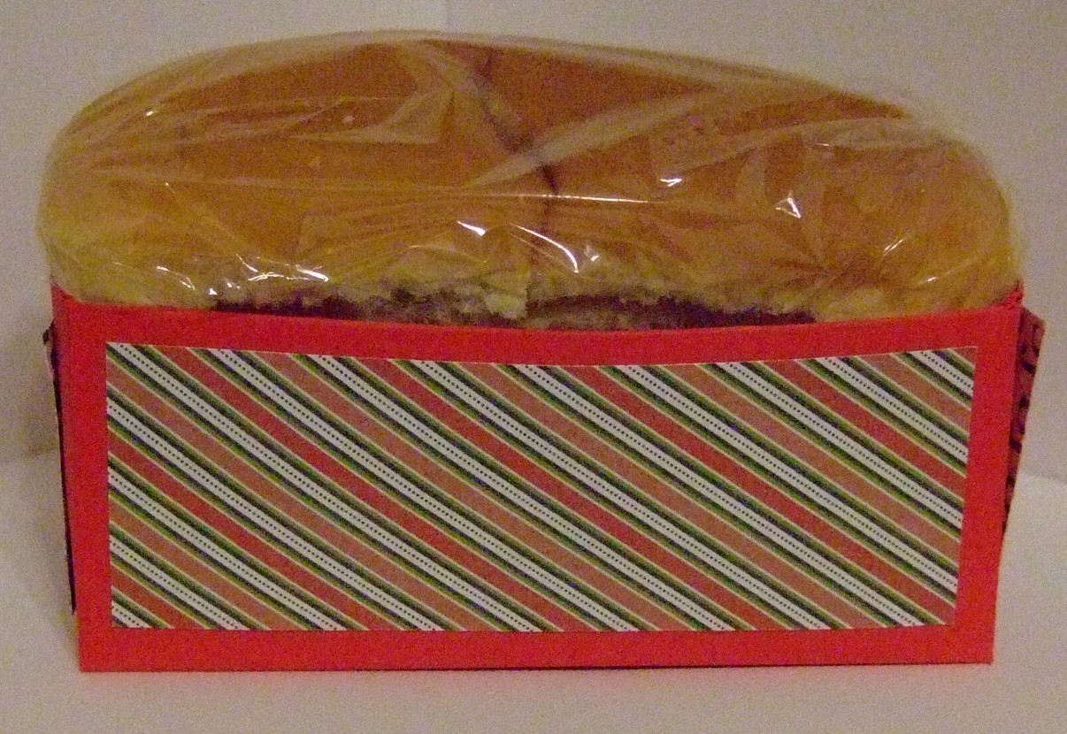 Crazy for Crafting by Linn 12 Weeks of Christmas Wk 12 Mini Loaf Pan Gift Box