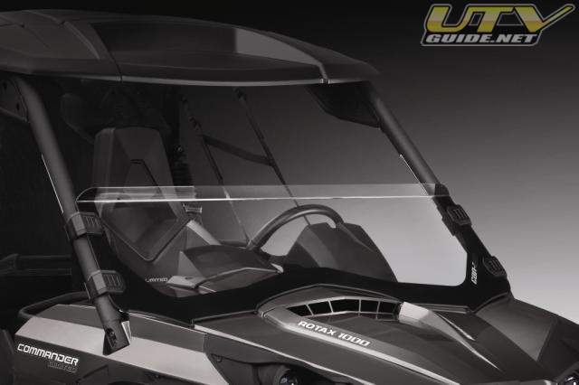 Factory installed, the heavy-duty front bumper on the Can-Am Commander 1000 ... Factory installed, the heavy-duty front bumper on the Can-Am Commander 1000 ...