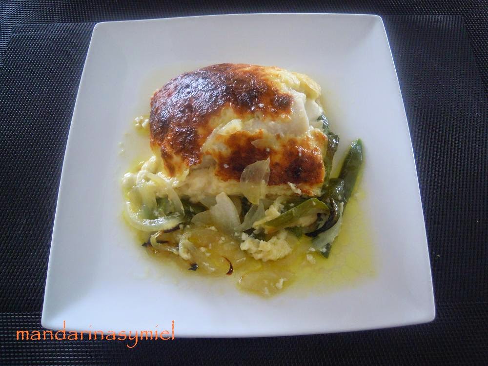Bacalao Gratinado Con Verduras
