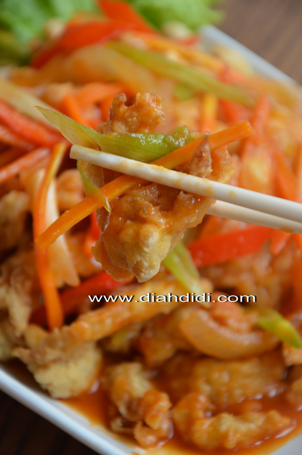 Diah Didi's Kitchen Jamur Tiram Krispi Asam Manis Pedas