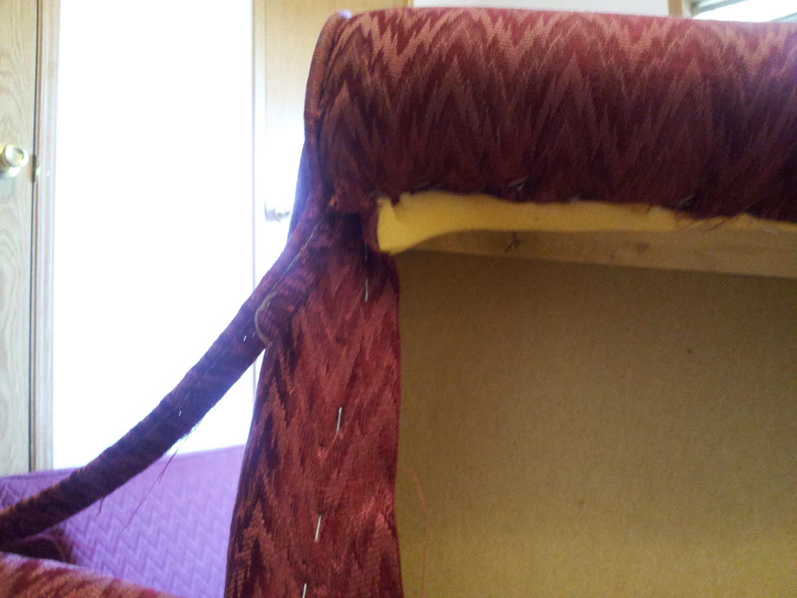 Iowa DIY Girl Reupholstering a Chair for the Guest Room Part 2