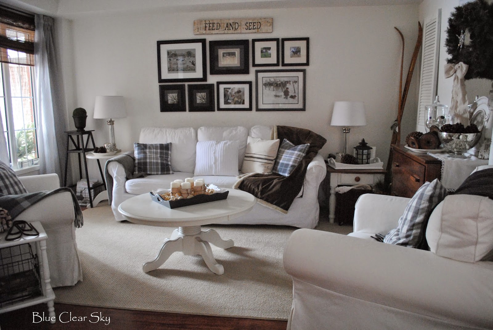 our winter living room
