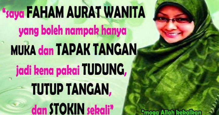 Homestay@Melaka: Tutup aurat betul-betul