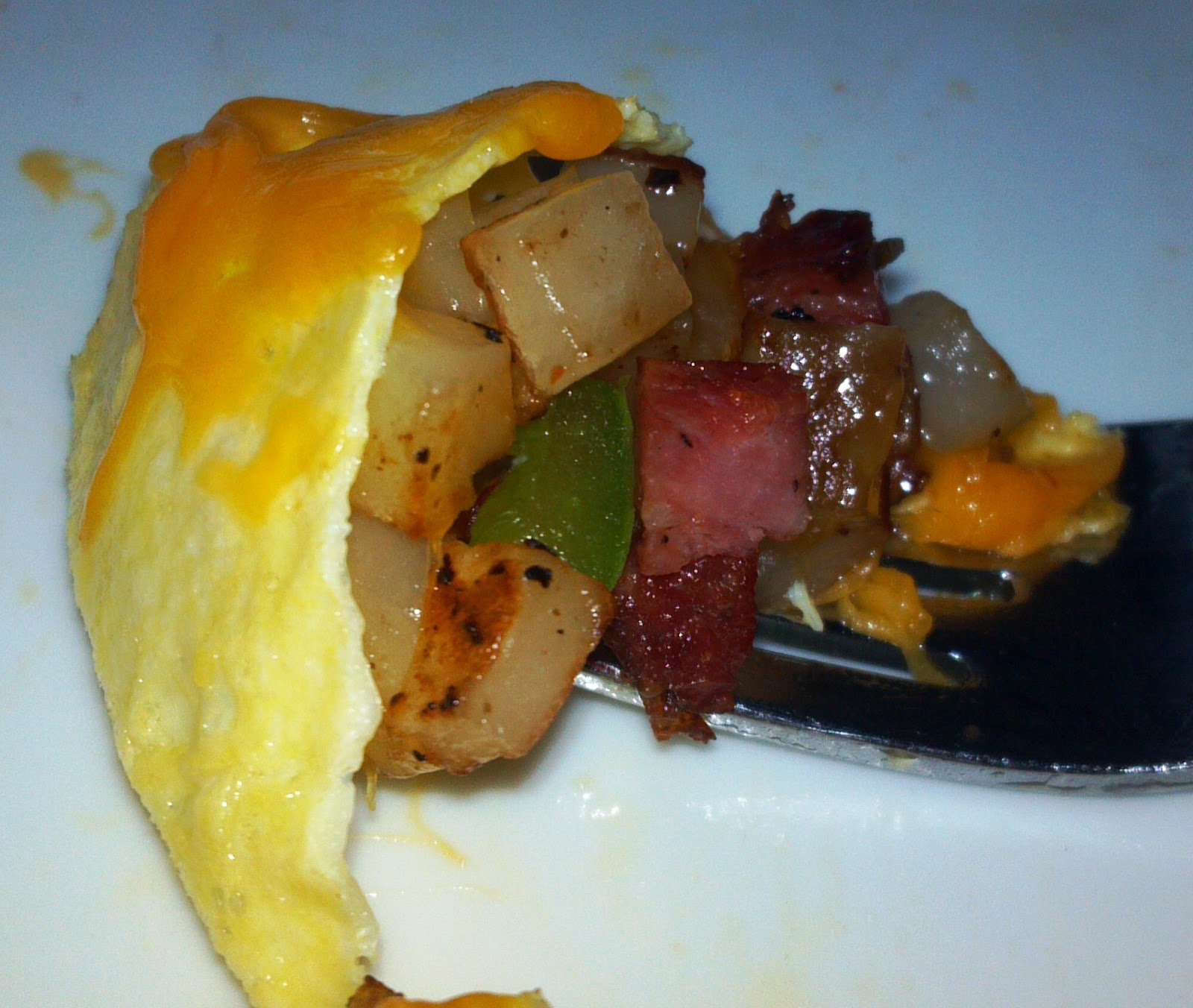 Rebecca's Amazing Creations Andouille Potato Omelet