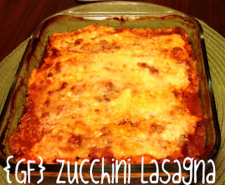 Gluten Free, Grain Free, Noodle-less Lasagna