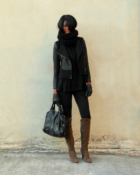 cuissardes zara cuir