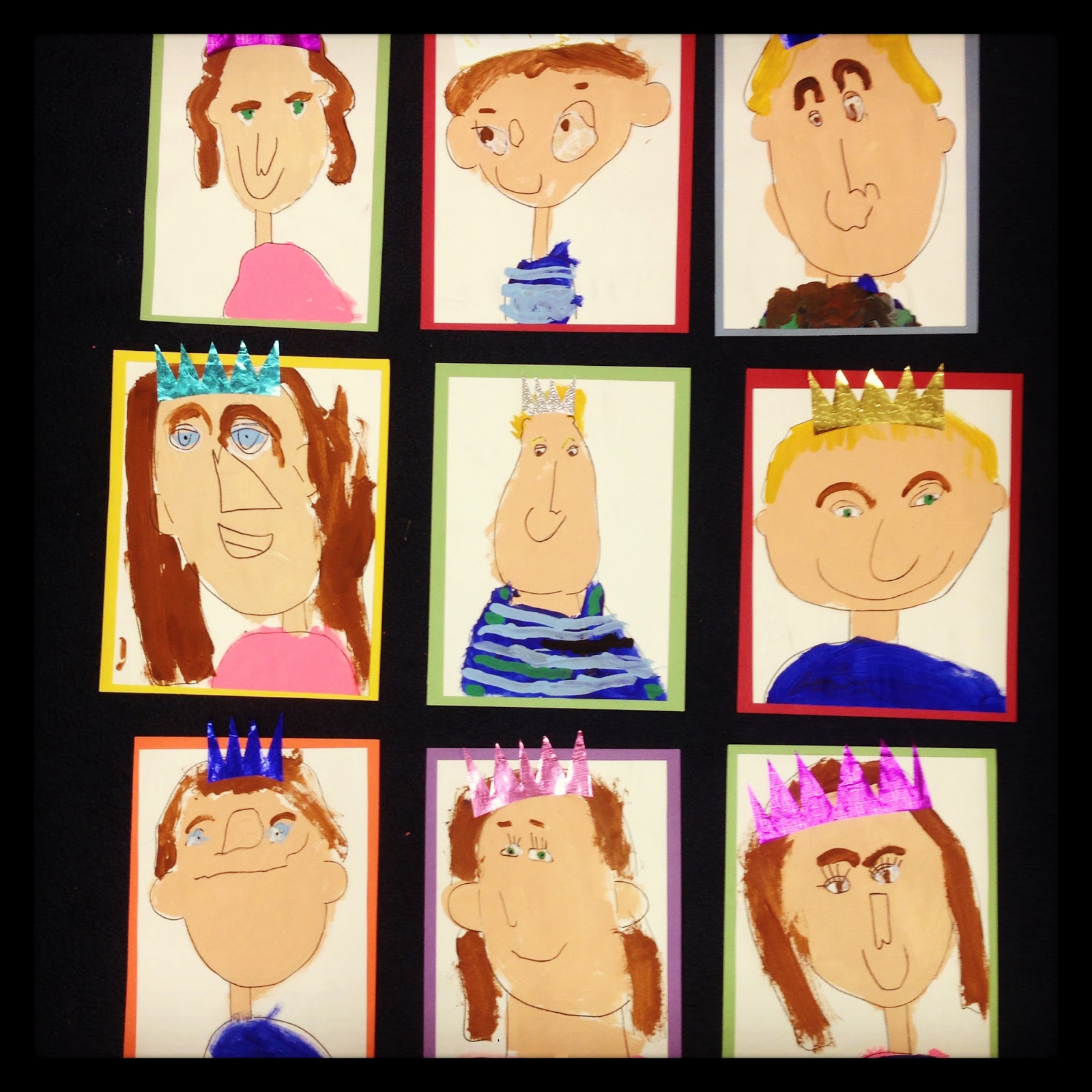 in His Grace Painting SelfPortraits with FourYearOlds