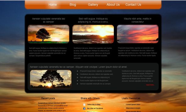 Free Css Web Site Templates