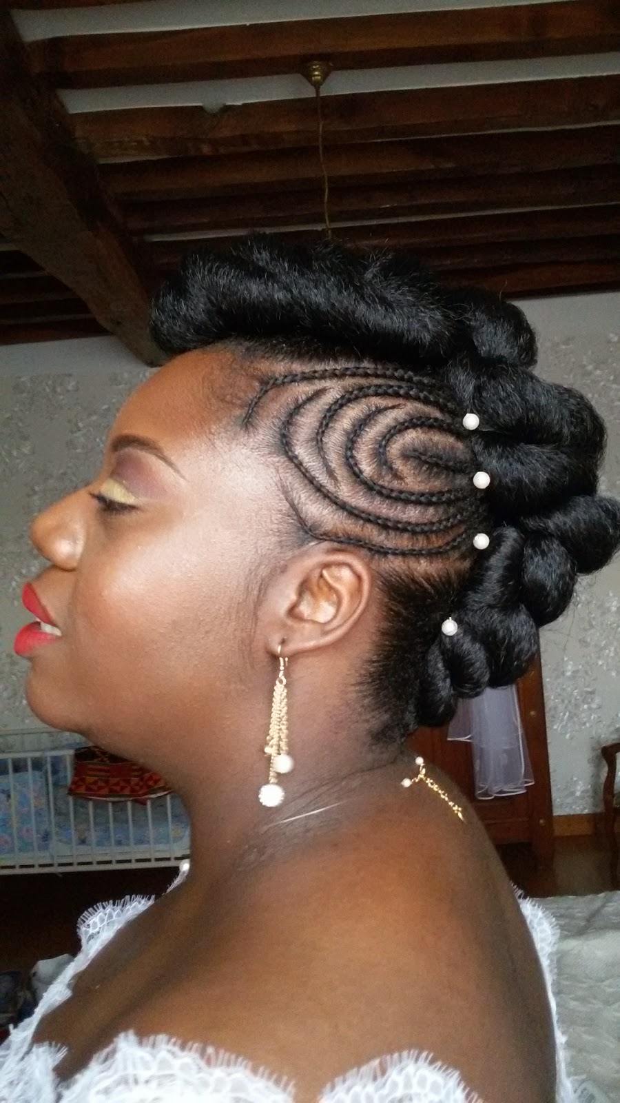 Coiffure Mariage Cheveux Courts Afro